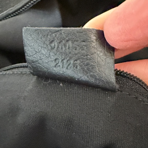 Gucci Authentic Black Nylon/Leather GG Pattern Hobo Bag, with dust bag - Picture 7 of 16